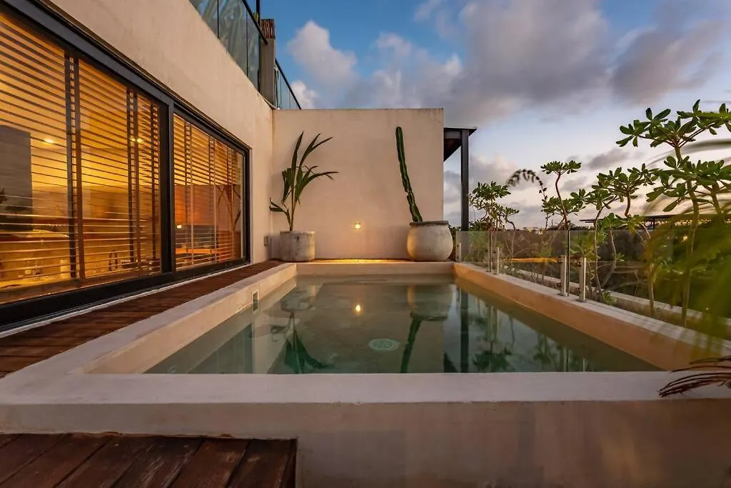 Luxury 3 Bdr At Aldea Zama, Private Pool! Apartment Tulum Mexico